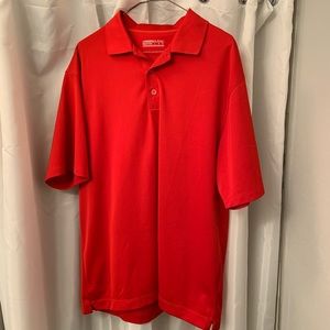 Dri-fit Nike golf shirt with collar.